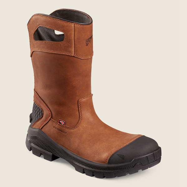 Bottes de Sécurité Red Wing - Crv™ - 11-Inch Waterproof Toe Pull-On - Marron/Noir - Homme 684KBVHRL